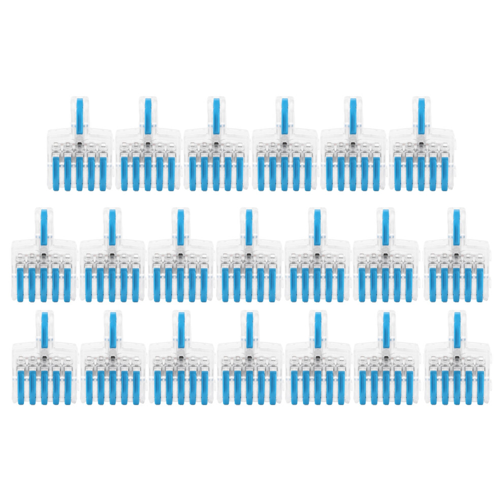 20Pcs Wire Quick Connector Spl Terminal Block Blue