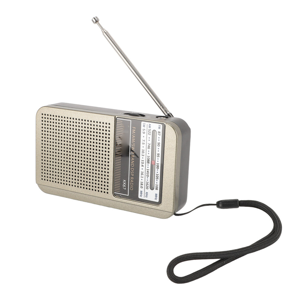 Mini Radio With Am/Fm/Sw 3.5Mm Jack Strong Signal & Emergency Use 4151346712303