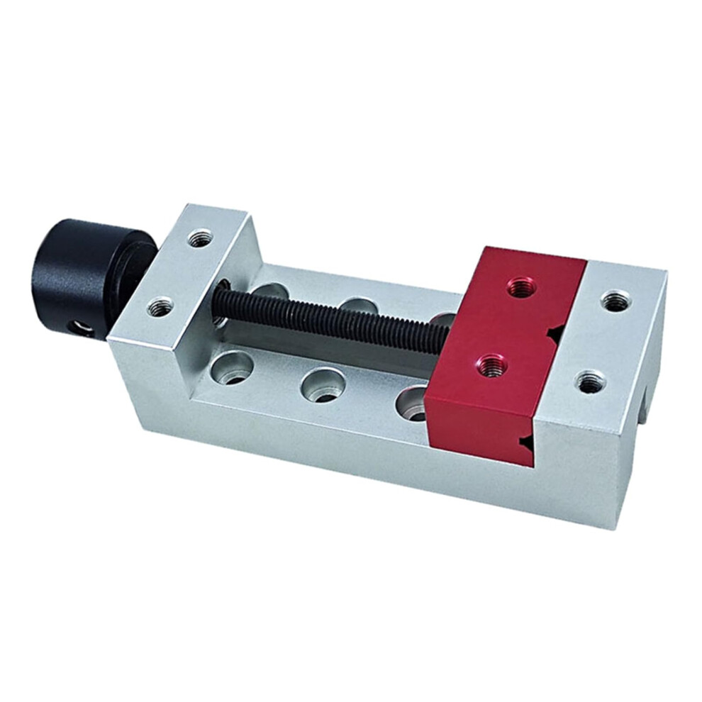 Miniature Drill Press Vise Clamp, Aluminum Flat Bench Vise Tool For Carving, Fixing, And Precision Work 6038364154057