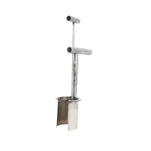 Seeding Tool Plant and Fruit Tree Seedling Transplanter Stainless Steel for Garden Barrel and Flower Seeds Dispenser