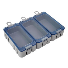 3 Pcs Waterproof Portable Fishing Tackle Box Organizers with Luminous Design, Easy Carry, Sea Fishing Accessories