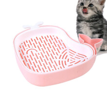 Cat Grass Growing Kit - Hydroponic Sprout Tray with Layered Design Pot for Cats | Soilless Planting Box in Pink