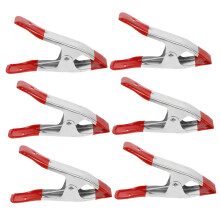 Tent Clip Set 6pcs Steel Tarp Fasteners for Camping and Hiking, Easy Carry Multi-Use Holders for Outdoor Gear