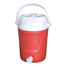 Sports Water Dispenser 4L Portable Beverage Cooler for Camping, Fishing, Hiking - Hot and Cold Drink Storage, HDPE+PU+PP Material