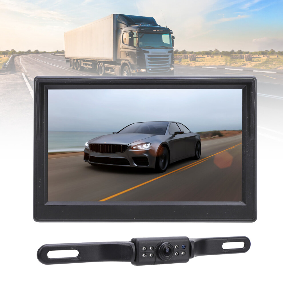 Wireless Hd 1080P Backup Camera 5" Lcd Night Vision Ip69 Waterproof 7901346713179