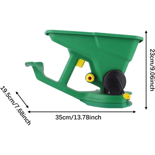 Handheld Fertilizer Spreader Manual Seeder Tool for Backyard and Nursery Use, Practical Easy-Grip Design 1