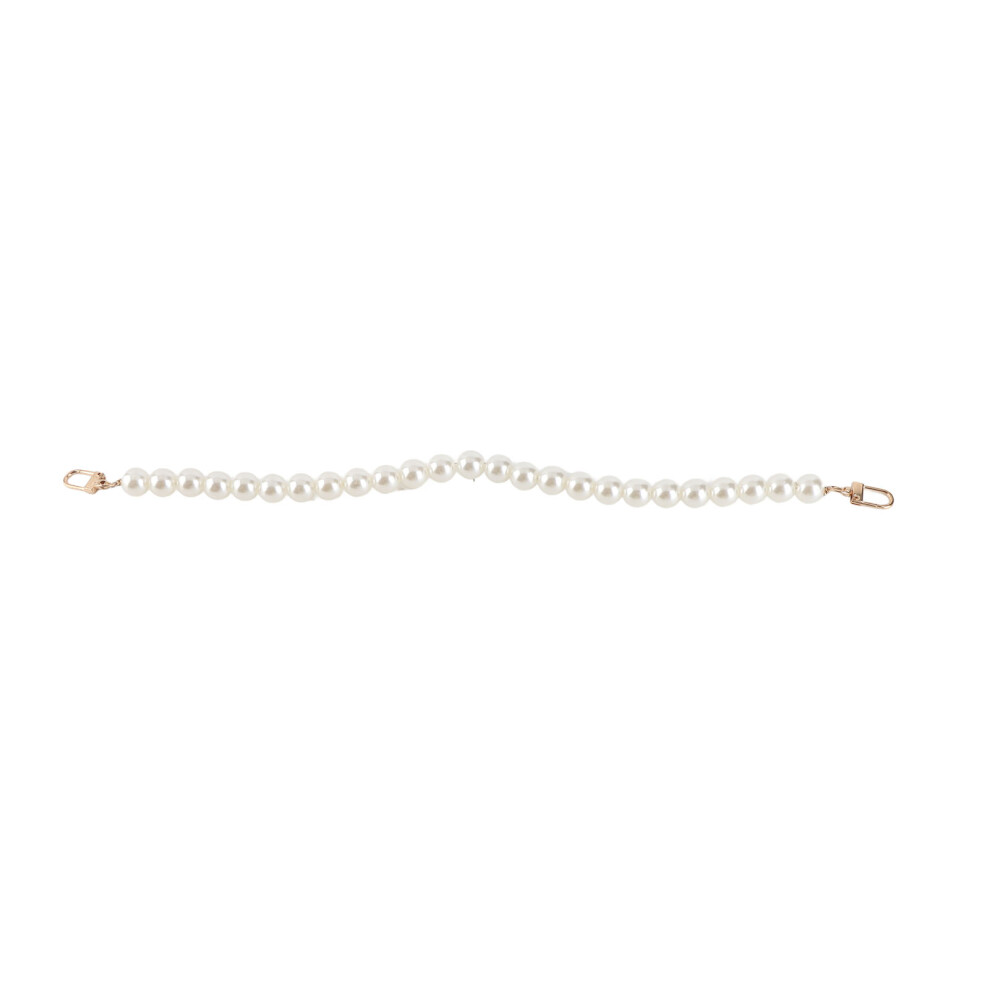 Fashionable 40Cm Artificial Pearl Handle Chain For Purses Bags Wallets 12Mm 8701346713648