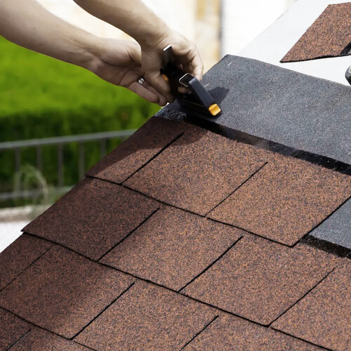 Living And Home (Brown Forest) 18Pcs 3-Tab Asphalt Shingles Bitumen Roofing Set