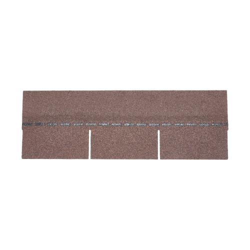 18Pcs 3-Tab Self-Adhesive Asphalt Roofing Shingles, 2.7mm Thick, Coffee Brown, 2.65㎡ Coverage 2