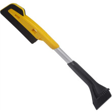Car Snow Brush With Squeegee And Ice Scraper, Extendable Telescoping Snow Removal Broom With Foam Grip Handle