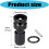 Impacts Wrenches Adapter 0.5 Inch Square to 1/4 Inch Hexagonal Shank for Quick Tool Conversion and Screwdriver Bit Efficiency 5