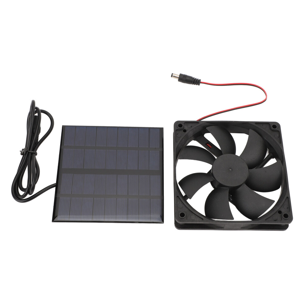 9V Solar Exhaust Fan 12W Portable With 115X115mm Sunlight Panel 7651346716730