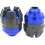 Front Fork Frame Sliders for Motorbikes, Blue Wheel Crash Protectors, Scooter Frame Sliders Replacement, Durable Protection 5
