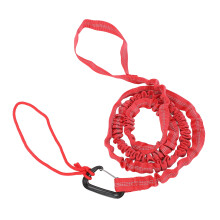 Corde de remorquage pour vélo en nylon, portable, haute résistance, rouge