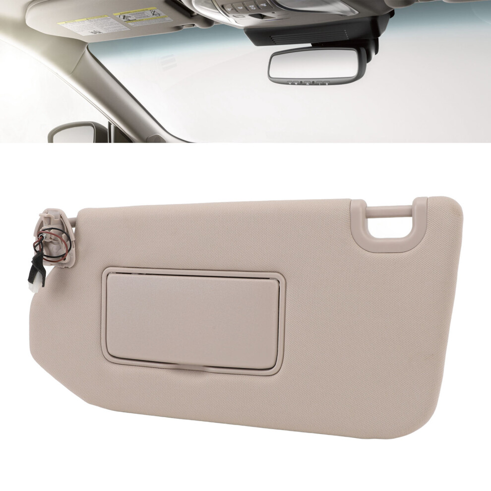 Left Sun Visor For Pathfinder R52 2012-2019 With Mirror Beige 4691346716760