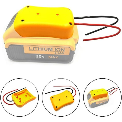 DIY Compatible 18V External Battery Connector for Power Tools, No Fuse, Durable Design, Enhanced Performance 2