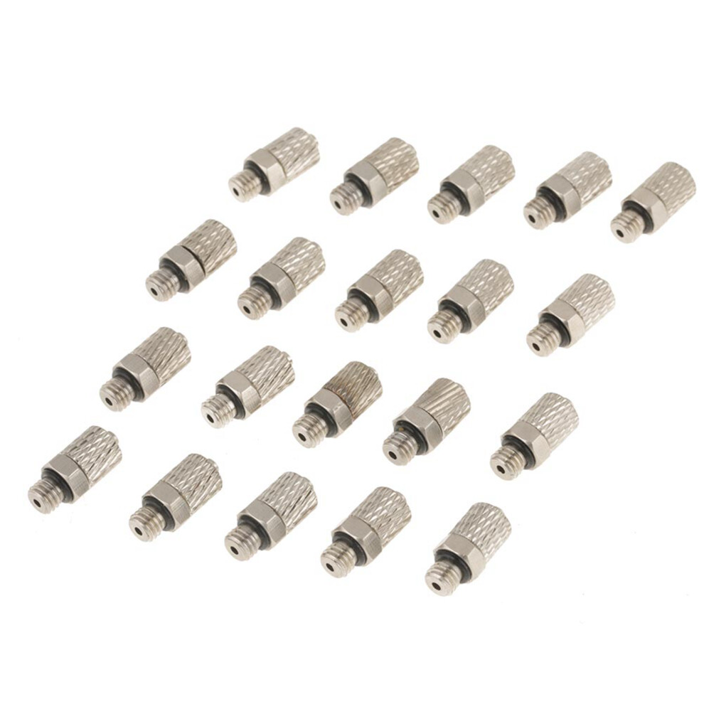 20Pcs M5 4mm Mini Pneumatic Push Air Fitting