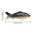 (Black Carp) High Power Windproof Jet-Flame Lighter Outdoor Camping Refillable Reusable for Desk Decor 5