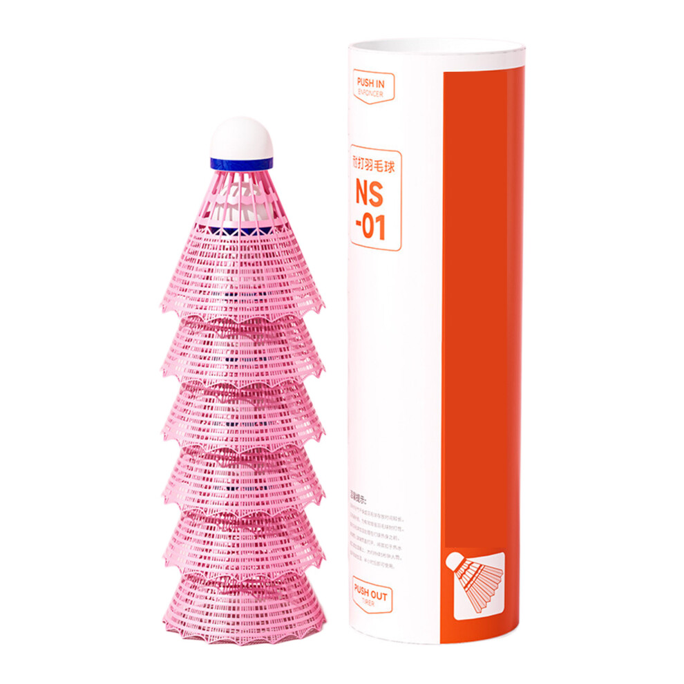 6/12pcs Outdoor Windproof Badminton-6 packs NS 01 pink-image-OPC-PKCB8KV-NEW