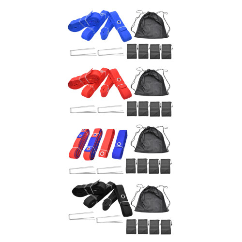 Beach Volleyball Courts Boundaries Line Kits-Red and blue 1