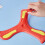 Children Soft Boomerangs Toy Interactive Game-Boomerang Red 5