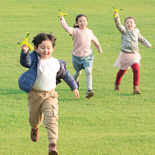Children Soft Boomerangs Toy Interactive Game-Boomerang Red 2
