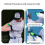 Adjustable Baseball Training Strap Custom-Black and yellow 7