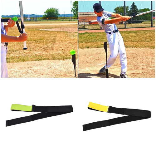 Adjustable Baseball Training Strap Custom-Black and yellow 2