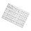 Clear Music Learning Stickers Reusable Training Tool with-Black 1