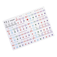 88 61 54 Key Piano Keyboard Stickers Removable Keyboard-color