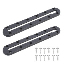 2Pcs Kayak Slide Track Rail Bracket Kayak Low Profile Track-L