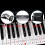 Clear Music Learning Stickers Reusable Training Tool with-Black 7