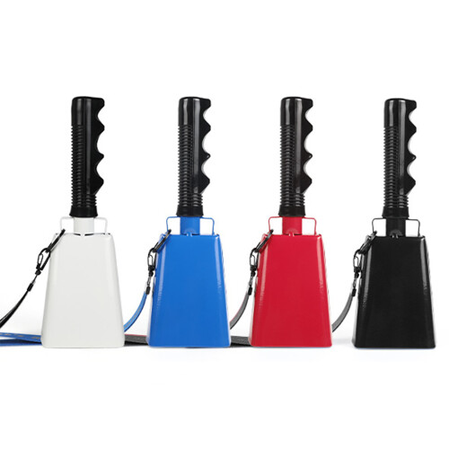 Cowbell with Handle Noise Maker Cheering Bells School-Blue 1