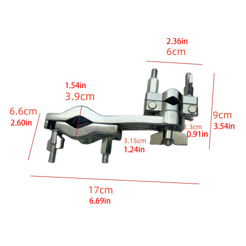 Adjustable Metal Cowbell Clamp Boom Arm Mount Bracket Holder 2
