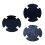 Felt Bass Drum Silencers Pad Dampeners Single-Medium thick gray 5