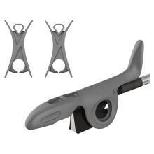 Silicone Violin Bows Grip Corrector Finger Training Tool-Gray