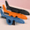 Silicone Clip On Violin Bows Holder Student Finger-Orange 6
