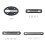 2set Kayak Low Profile Track Replacement-6 inch guide rail 2