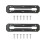 2set Kayak Low Profile Track Replacement-6 inch guide rail 1