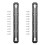 2set Kayak Low Profile Track Slide Track-12 inch guide rail 1