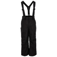 (7-8 Years, Black) Trespass Kids Waterproof Insulated Ski Salopettes - Rumi