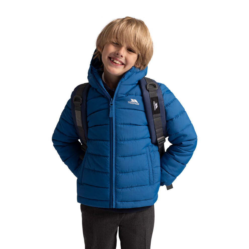 Trespass (9 Years To 10 Years, ) Boys Quilted Padded Jacket - Odair Blue