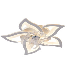 Ceiling Fans With Remote Control, 6-Speed LED Light Fixture for Bedrooms, Living Rooms, Hallways, Kids Rooms