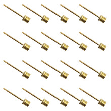 20Pcs Stainless Steel Inflatable Needle with Hole Ball-gold
