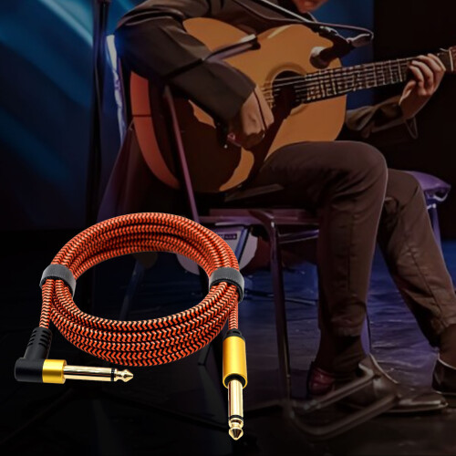Guitar Cable Guitar Cord Electric Guitar Cable Suitable-50cm 2