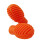 1 Pair Silicone Drumstick End Covers Flexible Drumstick-Orange 1
