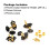 4 String Guitar Locking Tuners Vintage Open Gear Adjust Tones 4