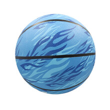 Light Weight Rubber Basketball Waterproofs Training Ball-Blue 7