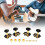 4 String Guitar Locking Tuners Vintage Open Gear Adjust Tones 6