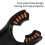 2Pcs Universals Scubas Diving Snorkel Regulator-Grey orange 6